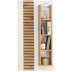 Wohnconcept Wandregal Duron Weiß