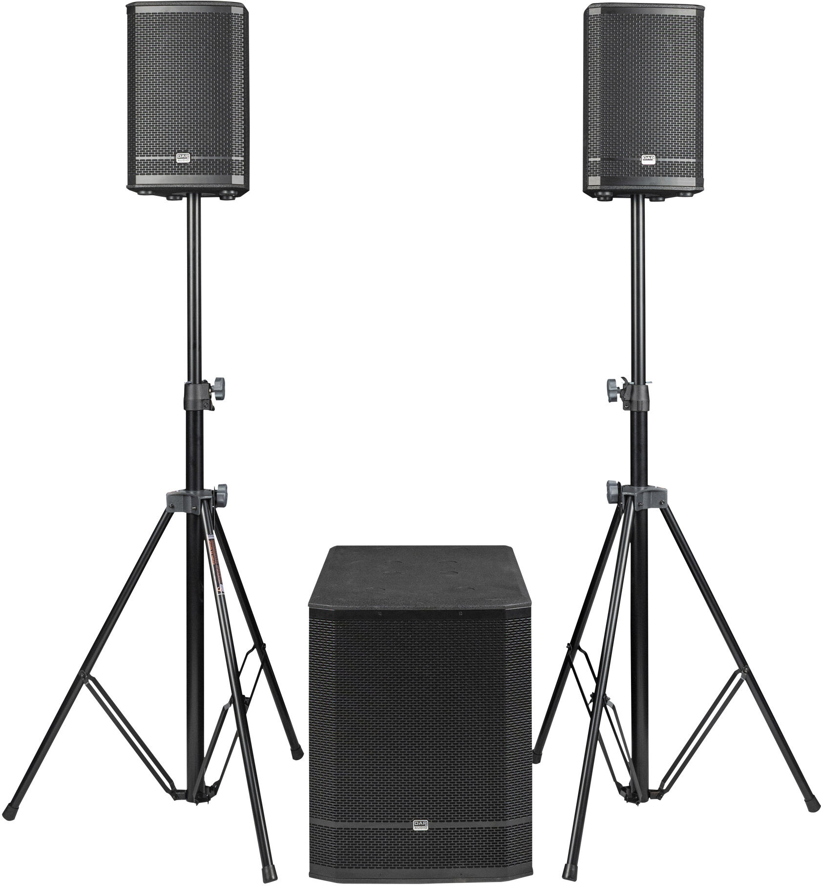 DAP Audio Pure Club 15 15'' + 8'' Aktivlautsprecher-Set