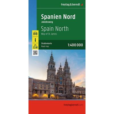 freytag & berndt Straßenkarte Spanien Nord - Jakobsweg 1:400.000, Sonstige von , KOMPASS Freytag & Berndt, 978-3-7079-2399-5