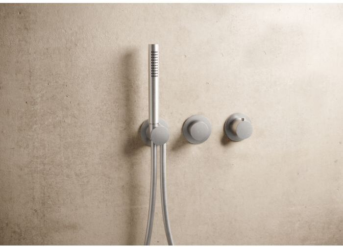 Herzbach MODUL7 PUSH Thermostat Fertigset 70.701003.1.09 1 Verbraucher Edelstahl