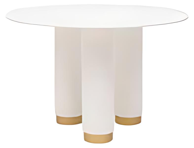 AEA Moderne Ronde Eettafel voor Volwassenen, Breedte: 120 cm, Hoogte: 75 cm