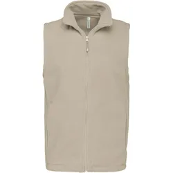 Kariban Herren Microfleece Gilet 'Luca' Bodywarmer K913 beige XXL
