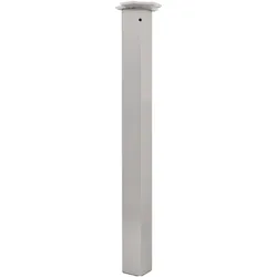 Camar, Tischbeine + Tischgestell, Tischfuss Quadra Tischbein 60x60mm Möbelbein Länge 705mm Edelstahl
