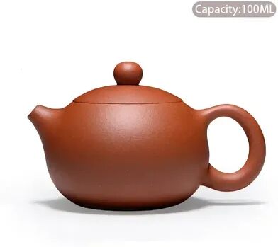 Modern Mode Marketplace Authentic Yixing Purple Clay Xishi Teapot With Ball Infuser For Gongfu Tea brown