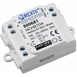Bluetooth Schnittstelle CASAMBI I4CHBTDA, Einbau, 230V, CASAMBI / Ausgang DALI, DALI 4-Kanal ARD-800681