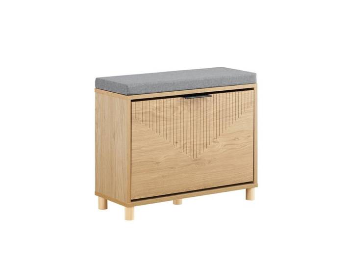 Banc Chaussures avec Coussin 60x24x50cm pour Entrée MEUBLE A CHAUSSURES
