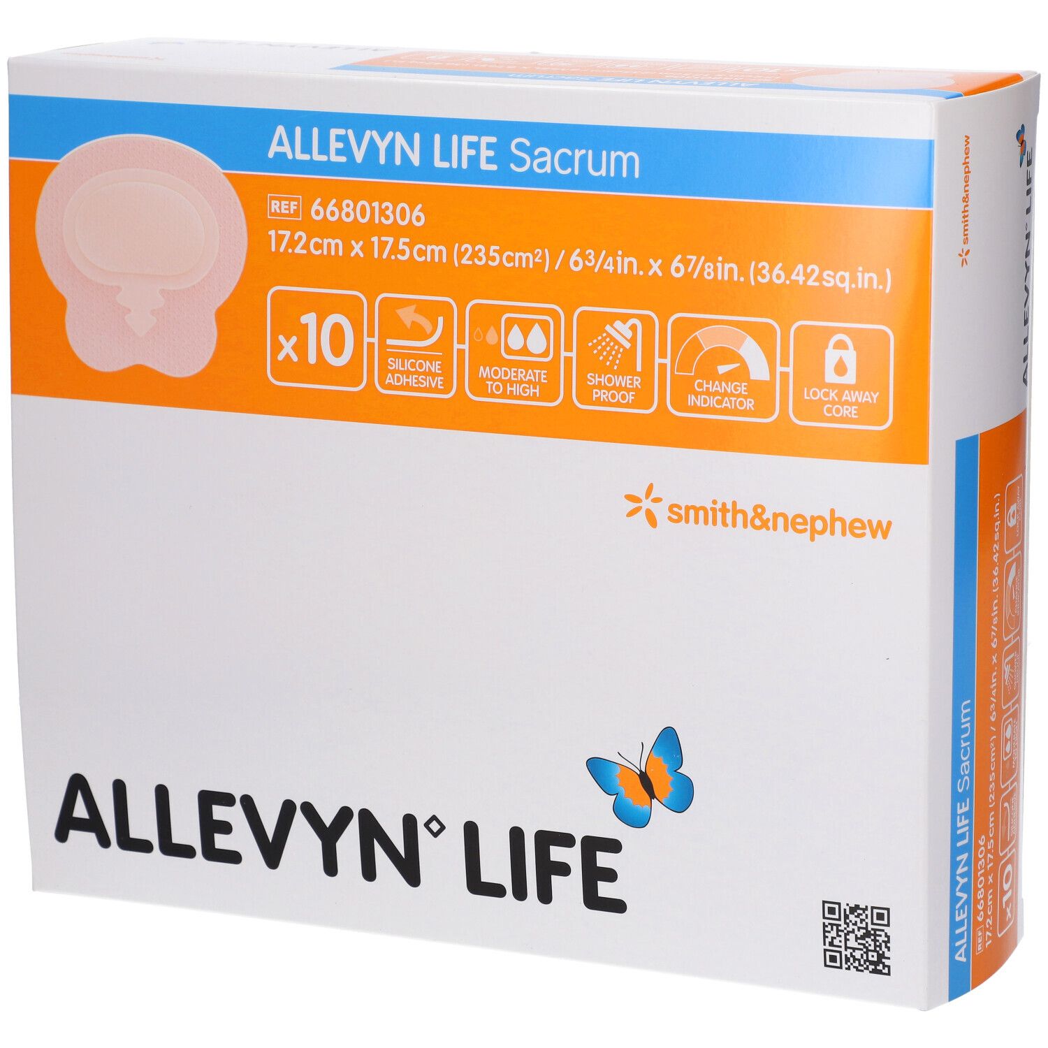 Allevyn Life Sacrum kl.17,2x17,5cm Silik.Schaumv. 10 St Verband