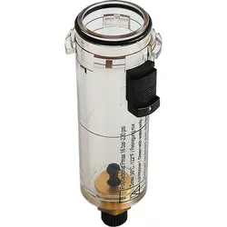 Kunststoffbehälter mit Handablass für Filter mit 1/2'' / 3/4''