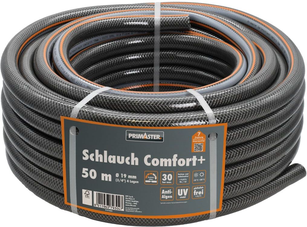 Primaster Gartenschlauch Comfort+ 50 m Ø 19 mm (3/4)