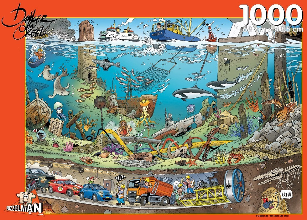 Puzzelman Puzzel onder water - 1000 stukjes