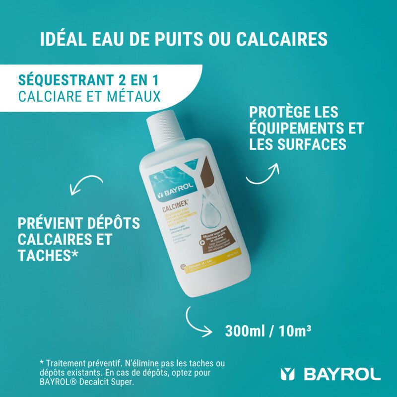 Anti-calcaire Bayrol Calcinex Traitement de l'eau