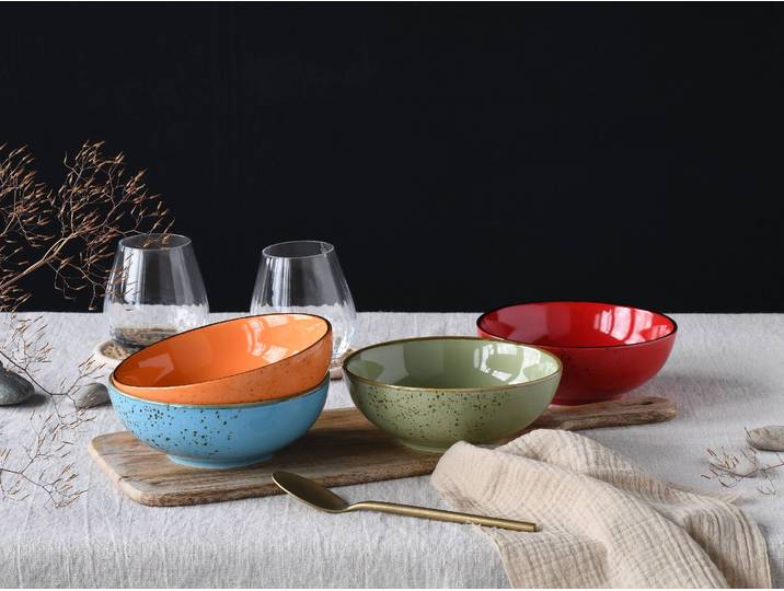 Schalen Nature Mediterran 4-teilig Typ C Ø 17cm Multicolor/Multicolor