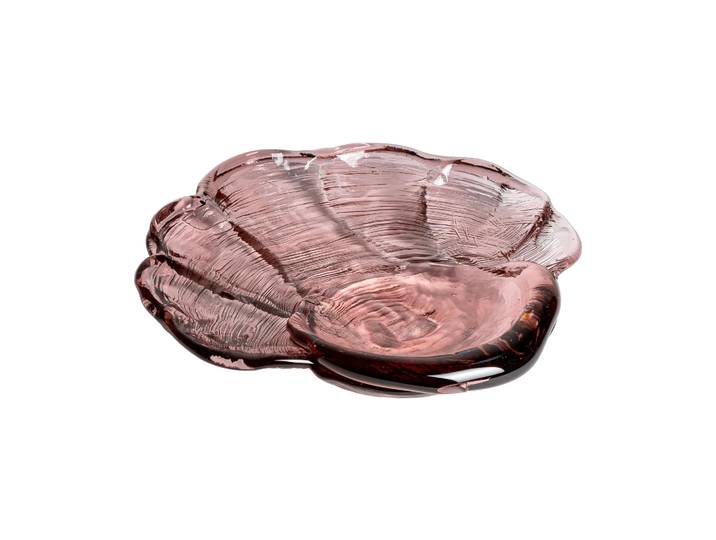 Kosta Boda Coupelle en verre d art coquillage 30x33 cm Rose'