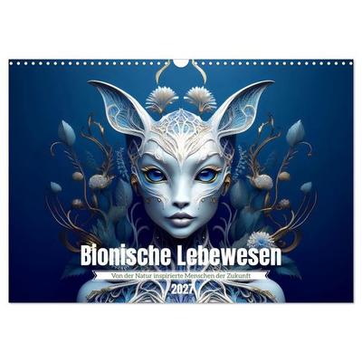 Bionische Lebewesen - Von der Natur inspirierte Menschen der Zukunft (Wandkalender 2027 DIN A3 quer), CALVENDO Monatskalender