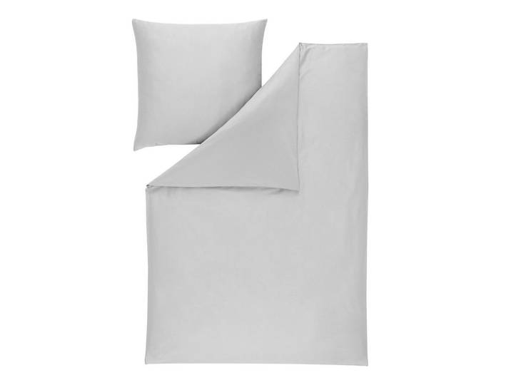 Estella Bettwäsche Atelier, Platinfarben, Uni, 135x200 cmes Vertrauen - Oeko-Tex®, Heimtextilien, Bettwäsche & Leintücher, Bettwäsche, Satin-Bettwäsche