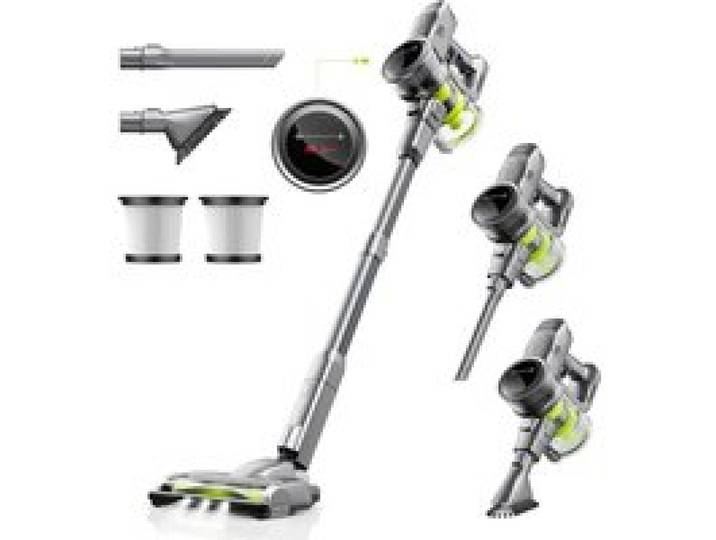 Aspirateur Sans Fil 26000Pa Aspirateur Balai Sans Fil Avec 3 Modes Écran Led Batterie Amovible Collecteur De Poussière De 1 [BI127]