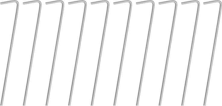 Lot de sardines tente Delphin EazyPEGS / 10 pcs