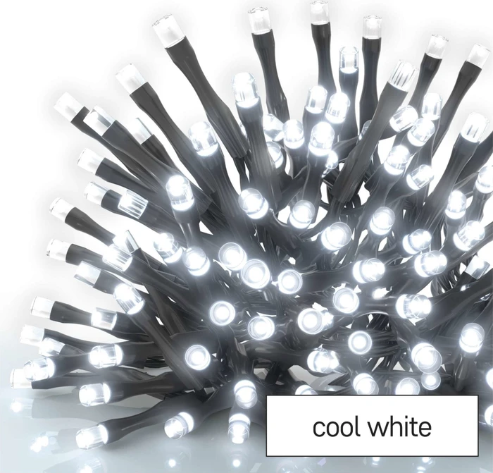 EMOS Standard LED Weihnachtslichterkette - Eiszapfen - 2,5 m - Outdoor - kaltweiß
