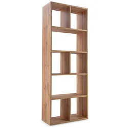 BÜCHERREGALE MOSAICO 75 / 198 / 34 cm Eichefarben