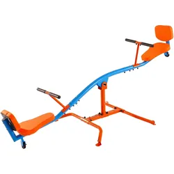 VEVOR Kinderwippe 2640 x 930 x 710 mm, Wippe bis 136 kg belastbar, Gartenwippe mit Griffen, Schaukelwippe, Karussellwippe für draußen, 360 Grad drehbar, Spielzeug für Kinder ab 3 Jahren