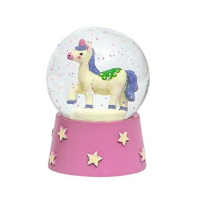 Nachtleuchtende Schneekugel
