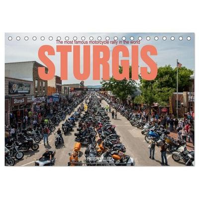 Sturgis - The most famous motorcycle rally in the world (Desk Calendar 2027 DIN A5 landscape), CALVENDO 12 Month DeskCalendar