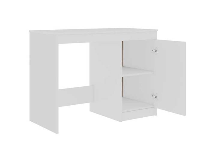 Bureau secrétaire contemporain résistance stabilité （1 pcs） Meuble de Bureau Blanc 100x50x76 cm Bois d'ingénierie @304914