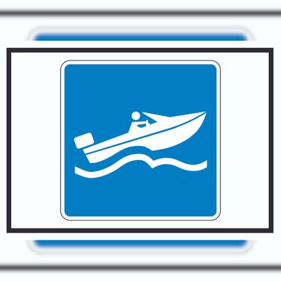HB-Druck Fahren mit hoher Geschwindigkeit erlaubt Symbol A3 Rückseite selbstklebend