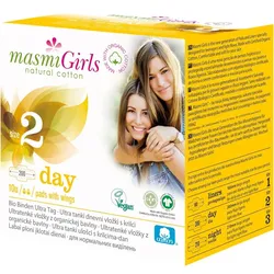 Bio Binden Girls 2 Ultra Tag Bio Baumwolle Masmi 10 ST