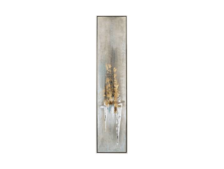Handgemaltes Bild „Slim Beige & Gold“ 29 x 129 cm Gold, Beige Crea Collection