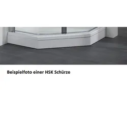 HSK Acryl Schürze 11 cm hoch, für HSK Viertelkreis Duschwanne 100 x 100 cm 505003-aegaeis