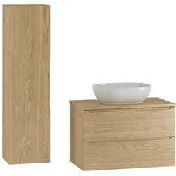 BADMÖBEL 80.6cm Viggo 2er-Set Holz