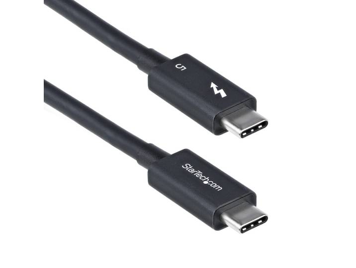 StarTech.com Câble Thunderbolt 5 de 50cm, 80Gbps/Jusqu'à 120Gbps, 240W PD, 8K 60Hz, Câble Thunderbolt Certifié, Compatible avec Thunderbolt 4/USB4/USB