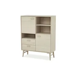 Furnhouse Highboard   ¦ holzfarben ¦ Maße (cm): B: 100 H: 130