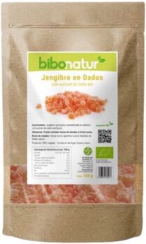 Bibonatur Gengibre em Cubos Ecológico 150g