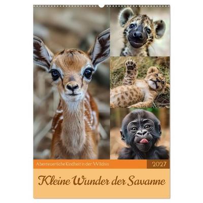 Kleine Wunder der Savanne (Wandkalender 2027 DIN A2 hoch), CALVENDO Monatskalender