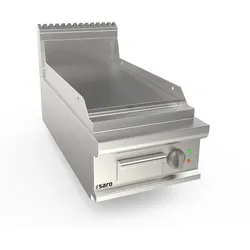 SARO Elektrogriddleplatte 400mm breit Tisch glatt Model
