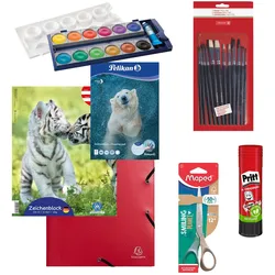 Komplettpaket Basteln - Alle Bastelmaterialien für die Schule