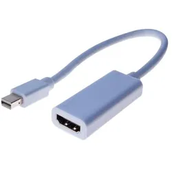 Exertis Connect Mini DisplayPort 1.2 zu HDMI 2.0 Konverter, passiv Mini DisplayPort 1.2 zu HDMI 2.0 Konverter (HDMI), Video Adapter, Weiss