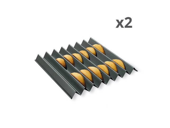 Lot de deux plaques dents de loups 30 cm Mathon