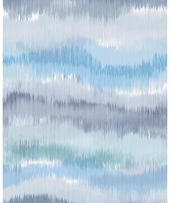 Lillian August Luxe Haven Ikat Waves Peel and Stick Wallpaper