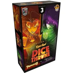 Lucky Duck Games Dice Throne Starcie 3: Piromantka vs Z?odziej (2 - 6 Spieler)