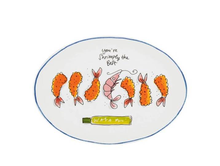 Blond Amsterdam serveerbord Sushi Shrimps (Ø19 cm)