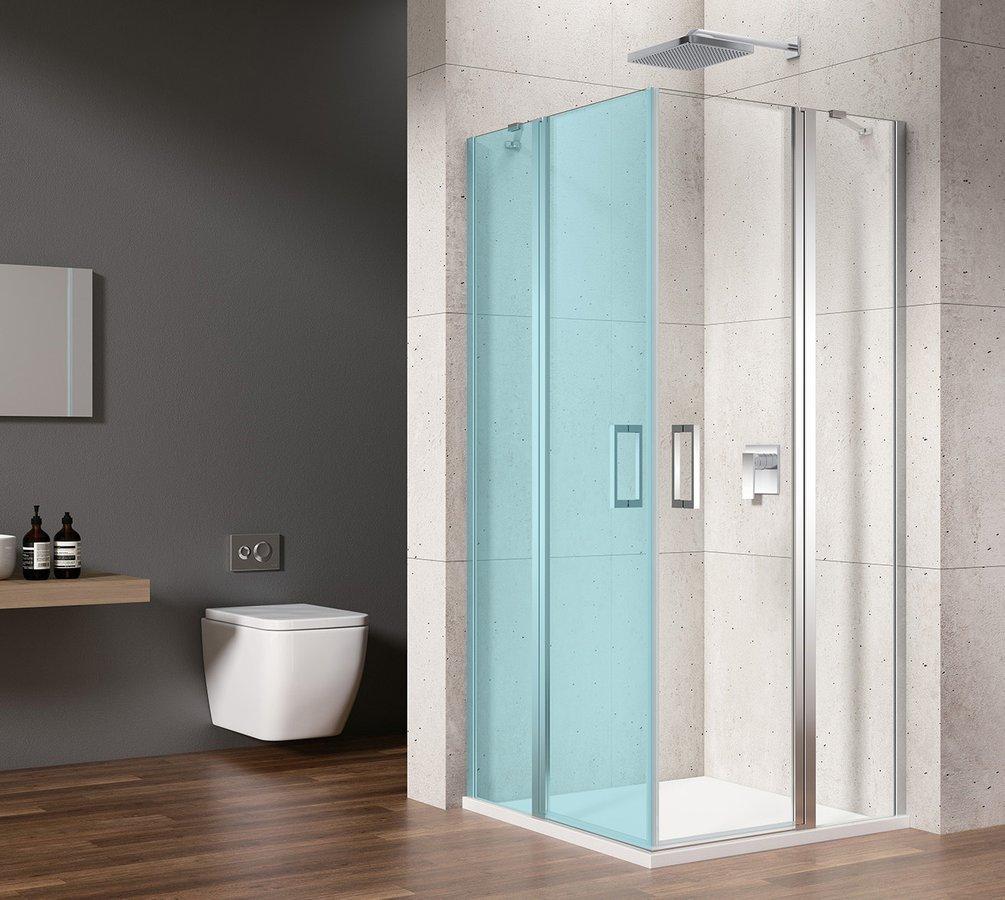 Gelco LORO Duschtür für Eckeingang 900mm, Klarglas
