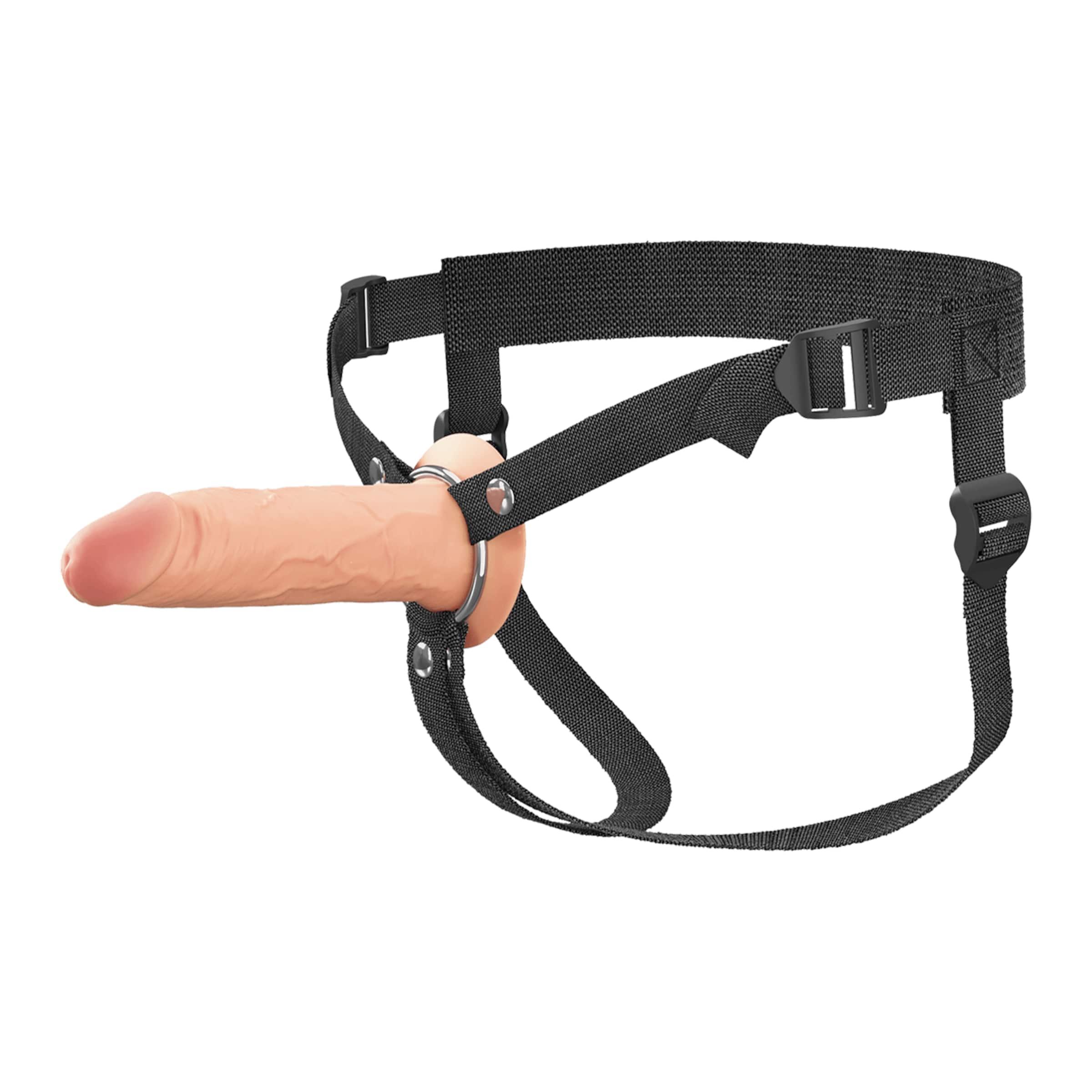 6 Inch Hollow Silicone Strap-On, 16,5 cm