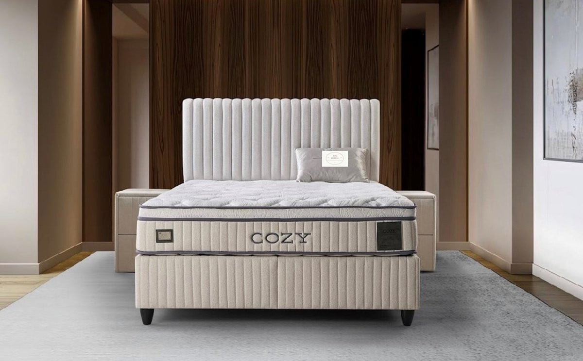FAM BEDDING Cozy 2-persoons opberg boxspring, 180 x 200 cm