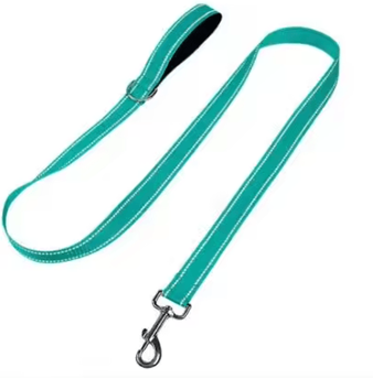 Inspire Picks Night Paw Reflective Pet Walking Leash For Dogs & Cats cyan 2.5cmx180cm