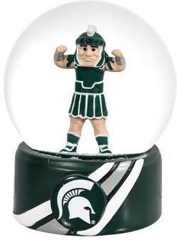 Evergreen Michigan State University 5 in. Glass Tabletop Snow Globe