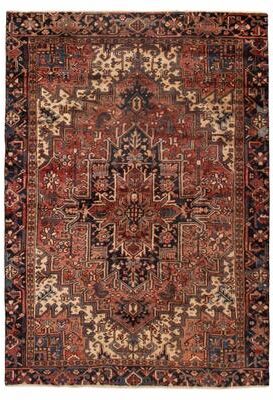ECARPETGALLERY Hand-knotted Sarabi Dark Copper Wool Rug - 6'4 x 9'1