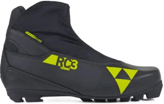 Classic Cross Country Ski Boots Fischer RC3 25 (Black - 6.5)  - Black;Yellow - Size: 6.5 UK